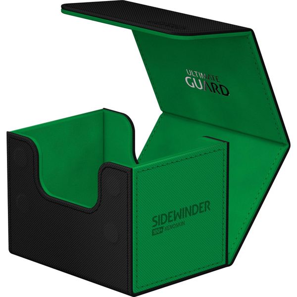 Ultimate Guard Sidewinder 100+ Synergy - Pojemnik Na Karty Zielono-Czarny-image