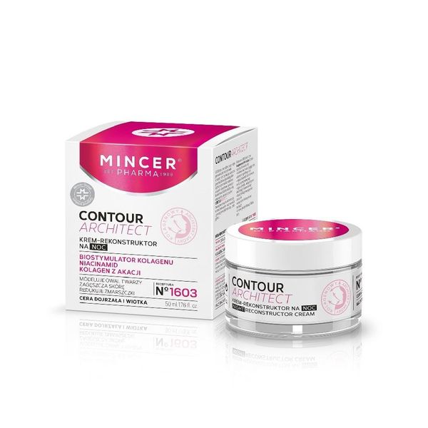 Mincer Pharma Crema Ricostruttiva Notte N.1603 Per Pelli Mature E Secche, 50Ml-image