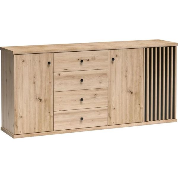 Cassettiera Spaziosa Aimy - Rovere Artisan-image