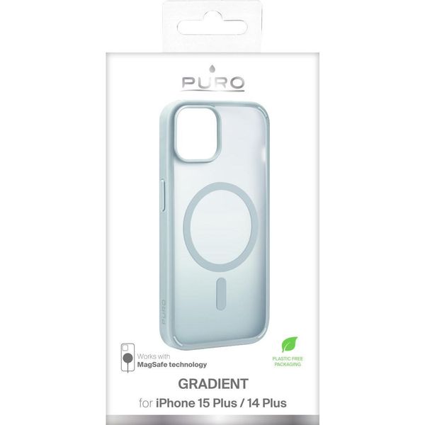 Puro PUIPC1561GRADIENTLGR Cover Protettiva Per Cellulare 17 Cm (6,7") Cover Verde Chiaro"-image