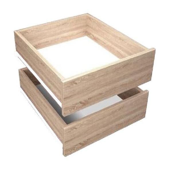 Set Di 2 Cassetti Uni Per Armadi Largh. 120-200 Cm - Rovere Sonoma-image