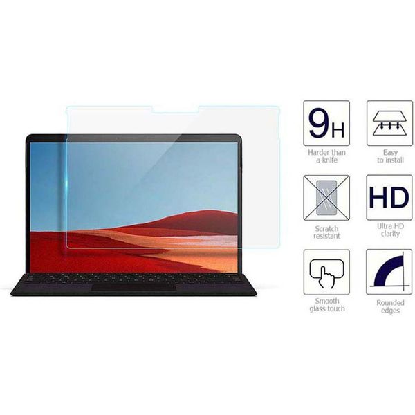 Vetro Protettivo Per Microsoft Surface Pro X 2019 Da 13 Pollici Protezione Dello Schermo 9H Protezione Dello Schermo In Vetro Temperato Senza Bolle D'aria-image