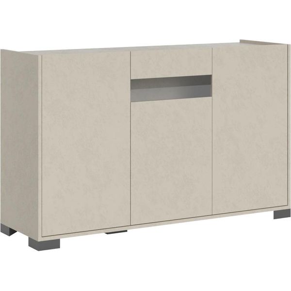 Itamoby - Madia 3 Ante 130X40X81 Cm Riflesso Cashmere-image
