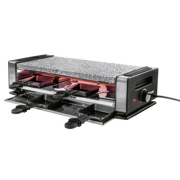 Unold Raclette Delice Basic 8 Persone 1200Watt Nero/Acciaio Inox-image