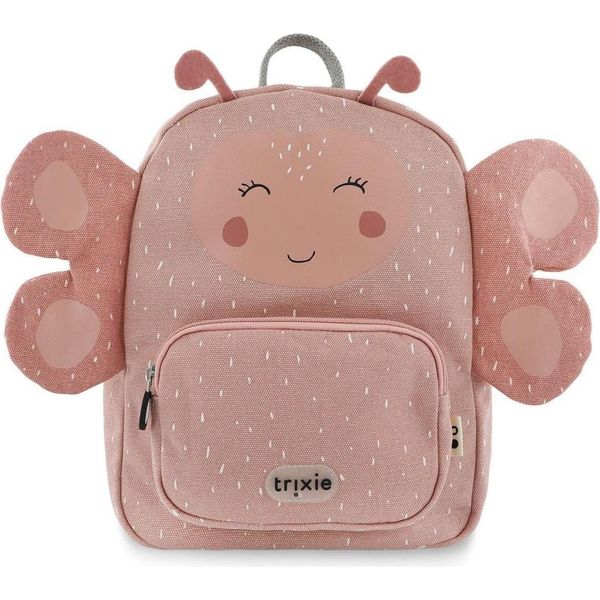 Zaino Trixie Per Bambini Mrs Butterfly - Cartella Idrorepellente A Farfalla Rosa-image