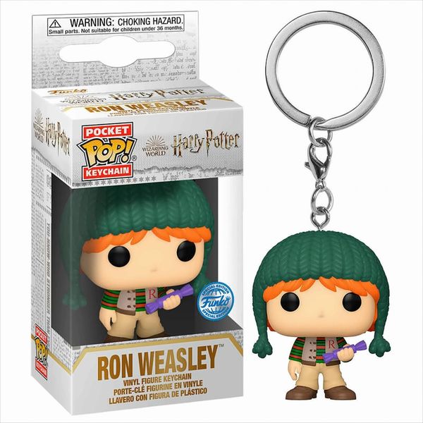 Funko Pop Pocket! Portachiavi In Vinile - Harry Potter Vacanze Ron Weasley - 4Cm-image
