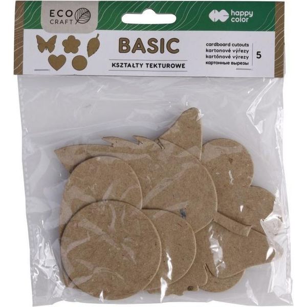 Forme Di Cartone Happy Color 5 Pz Basic-image