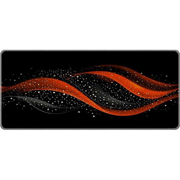 Inf Tappetino Mouse Grande Gomma Naturale Nera 300X600Mm Per Gaming E Ufficio-image