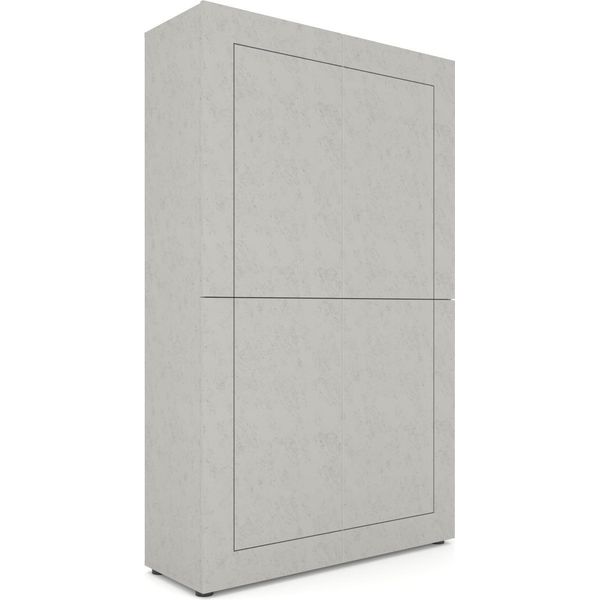 Itamoby - Credenza Alta 4 Ante 100X35X165 Cm Elios Cashmere-image