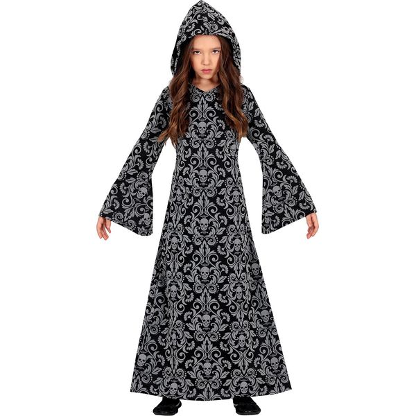Guirca Costume Da Strega Con Cappuccio Bambina 10-12 Anni 10-12 Anni-image