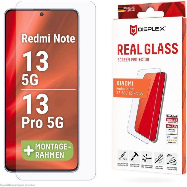 Displex Premium Glass 2D - Xiaomi Redmi Note 13 5G / Note 13 Pro 5G / Poco X6 - Trasparente-image