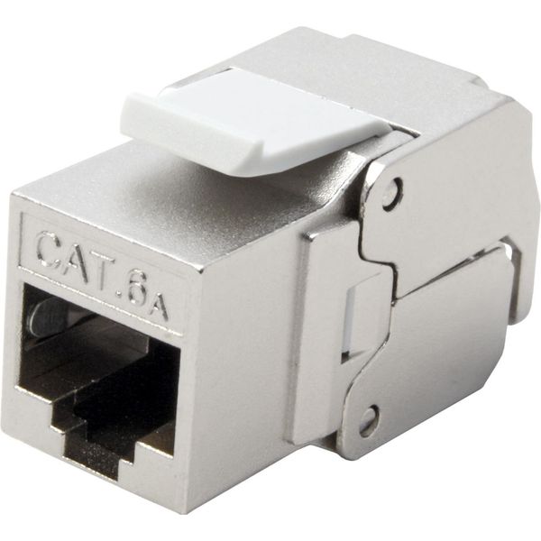 Roline Connettore Keystone RJ45 Cat. 6A, Schermato, 180°, Montaggio Senza Attrezzi (21.17.0326)-image