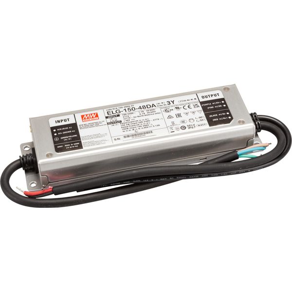 Mean Well ELG-150 IP65/IP67 Snt IP67 150W 48V/3,13A Cv+Cc Dali + Pe-image