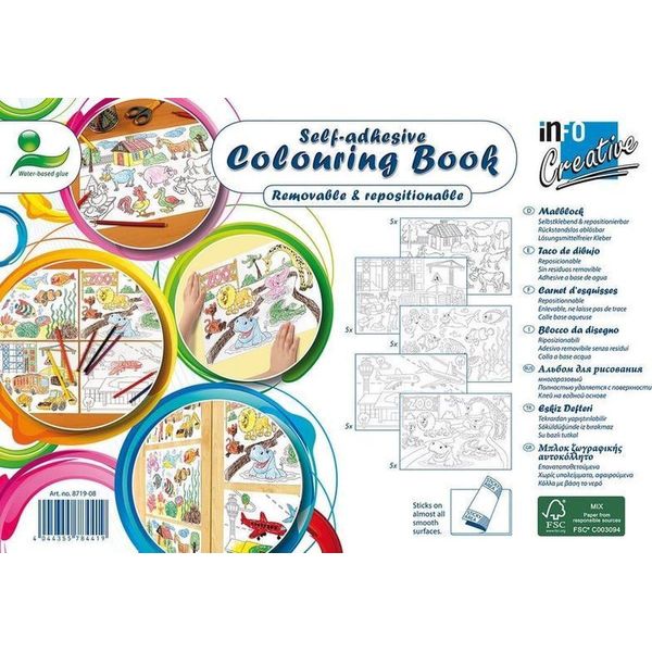 Van Der Doelen Colorbook Autoadesivo, Rimovibile E Riutilizzabile-image