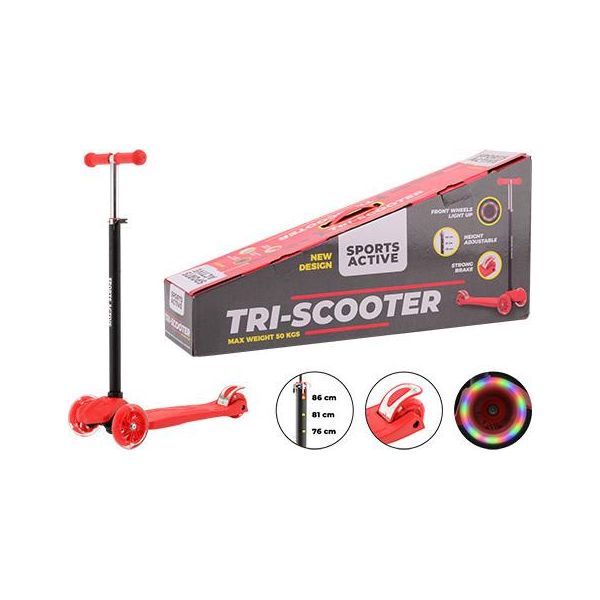Sports Active Tri-Scooter Rood/Zwart-image