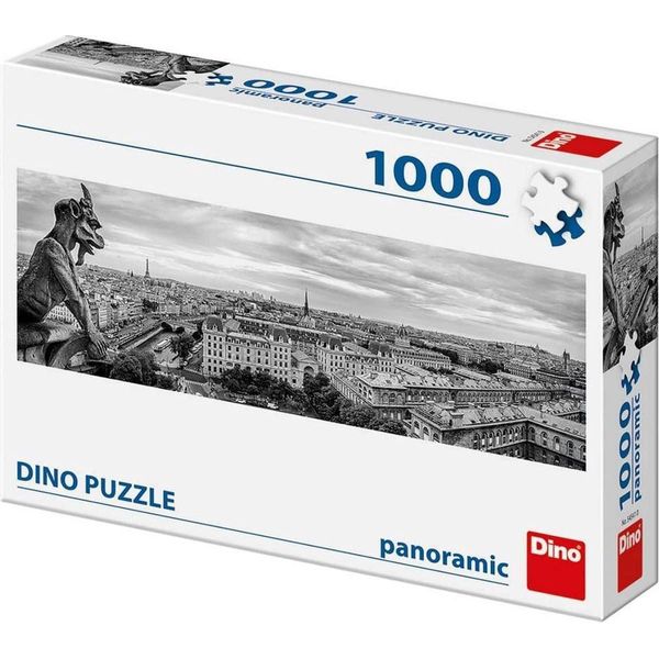Dinotoys Dino Puzzle - Panorama Parigi Di Notre-Dame - 1000 Pezzi-image
