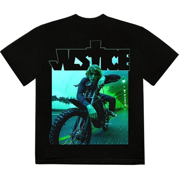 Justin Bieber - Maglietta Uomo/Donna Unisex RO3691 (Xl) (Nero)-image
