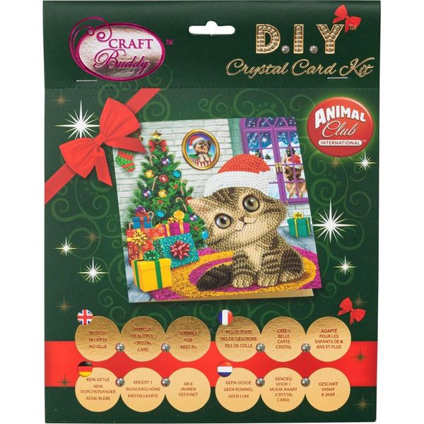 Brandunit Diamond Painting - Biglietto Di Natale Di Un Gattino-image