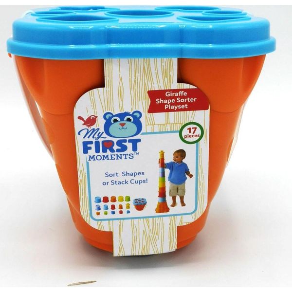 Playgo - Tazza Impilabile E Selezionatrice Di Forme In Colori Allegri-image