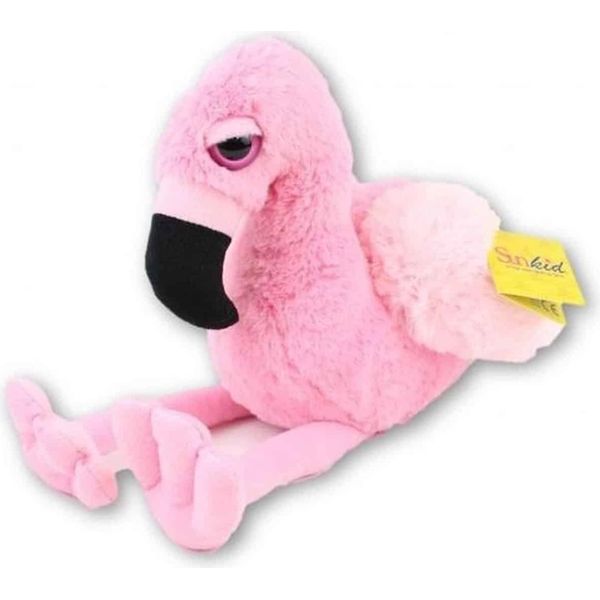 Fenicottero Di Peluche Van Der Doelen 40 Cm Da Seduto, 24 Cm Di Altezza-image