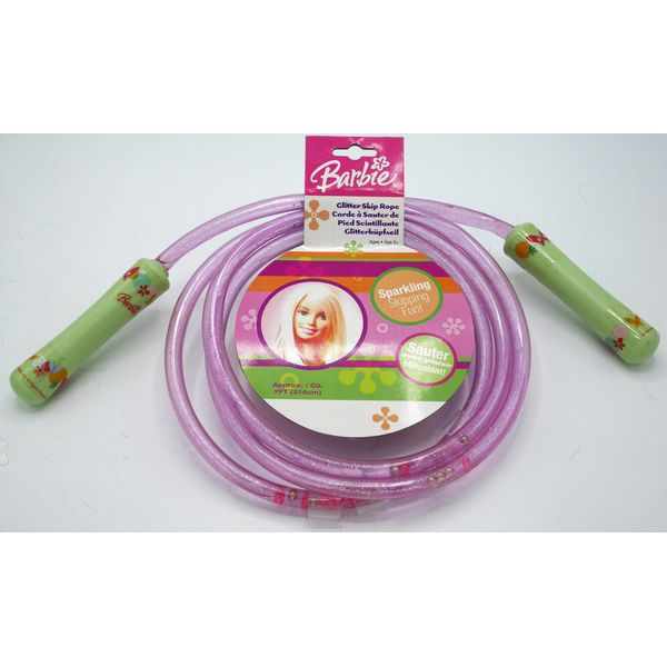 Van Der Doelen Barbie Corda Per Saltare Lunga 214 Cm Con Corda Glitterata In Plastica-image