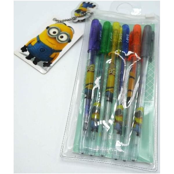 Van Der Doelen 6 Penne Gel Da Dispicable Me-image