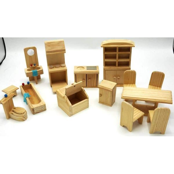 Mobili Per Casa Delle Bambole In Legno Van Der Doelen-image