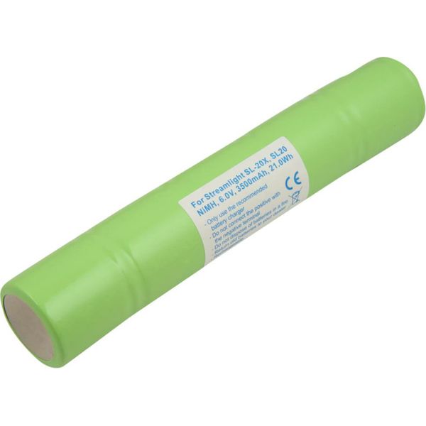 Avizar, Batteria Di Ricambio Streamlight SL-20X 6 V 3500 Mah Nimh, Verde-image