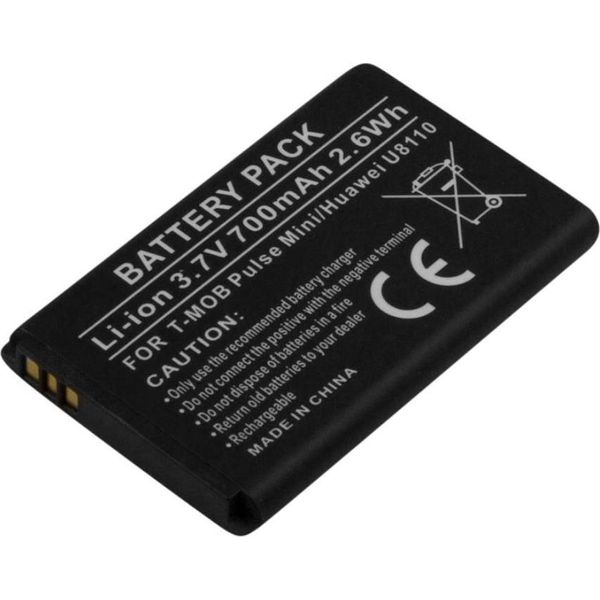 Avizar, Batteria Di Ricambio Huawei U8110 T-Mobile 3,7 V 700 Mah Li-Ion, Nero-image
