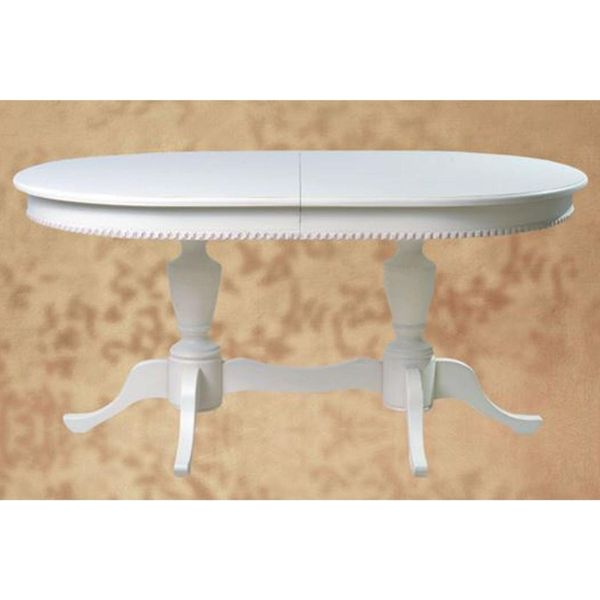 Casa Padrino Tavolo Da Pranzo Barocco Bianco 160-200 Cm - Mobili Da Sala Da Pranzo Barocchi-image