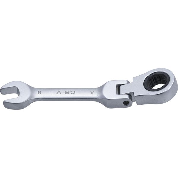 Bgs Chiave Ad Anello A Cricchetto, Corta, Angolata Sw 8 Mm - 6908-image