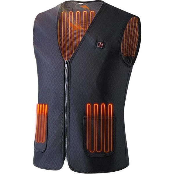 Inf Gilet Riscaldato 5 Zone Di Riscaldamento Nero/Grigio M-image