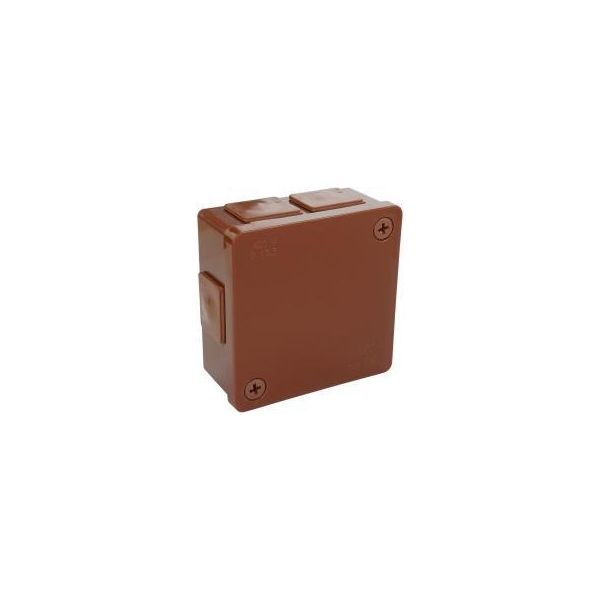 Scatola Da Incasso Marrone Senza Terminale 86X86X40 IP55 Viplast 02202-image