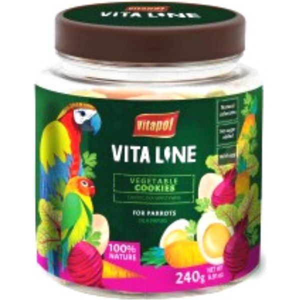 Vitapol Vitaline - Biscotti Salutari Alle Verdure Per Tutti I Pappagalli 240G-image