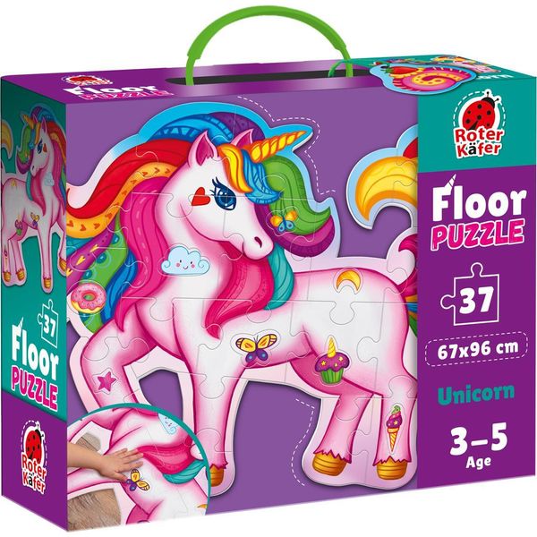 Puzzle Da Pavimento Con Unicorno Magico-image