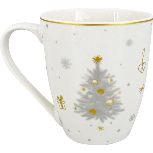 Tazza Silver Koleda 300 Ml, Argento/Oro, Natale-image