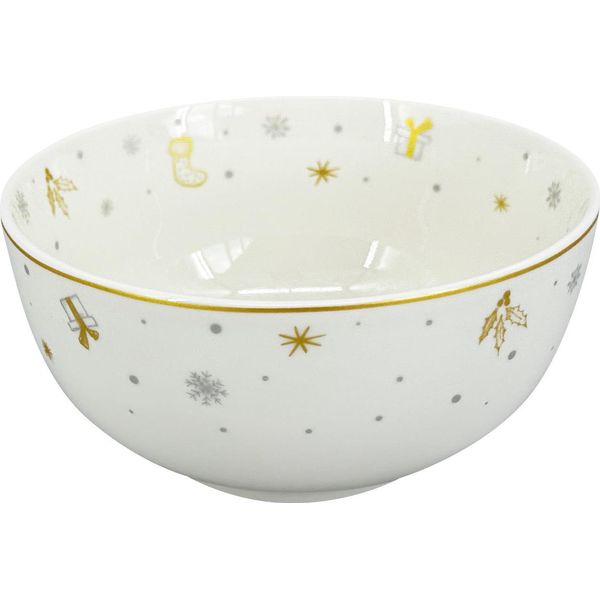 Ciotola In Argento Koleda 15 Cm, Argento/Oro, Natale-image