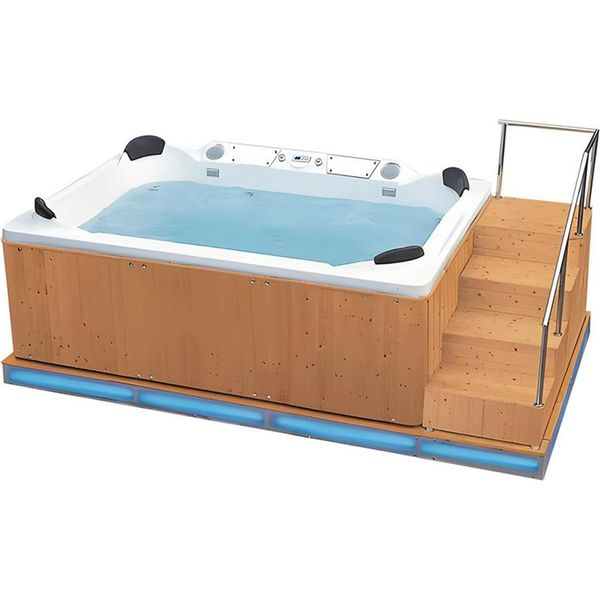Vasca Idromassaggio Piscina Per Massaggi Idromassaggio Vasca Per Bolle D'aria Spa 356X202 Cm-image