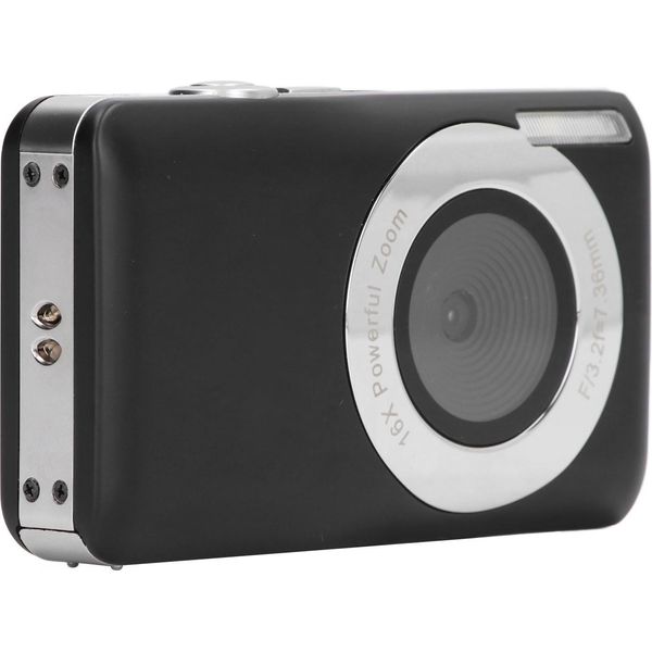 Fotocamera Digitale, Videocamera Vlogging Hd 8K 68MP Con Zoom Digitale 16X, Fotocamera Compatta Tascabile Con Autofocus E Schermo Da 2,7 Pollici, Videocamera Per Studenti, Adolescenti, Adulti-image