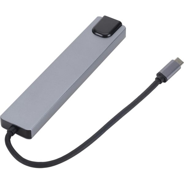 8-IN-1 Usb C Hub Type-C Hub Adapter Docking Station Multiport Adapter Con 4K Hd RJ45 Ethernet Usb 2.0 Pd Porta Di Ricarica Compatibile Con Pc Notebook Tv-image