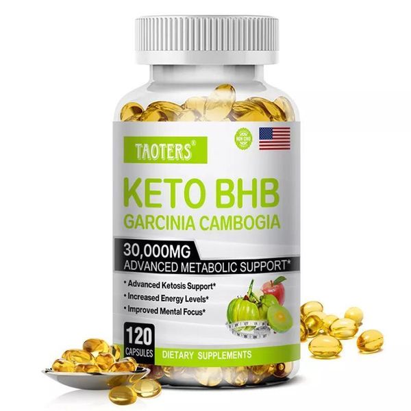 Keto Bhb (120 Capsule) Integratore Alimentare, Salute Del Corpo, Energia, Concentrazione Mentale-image