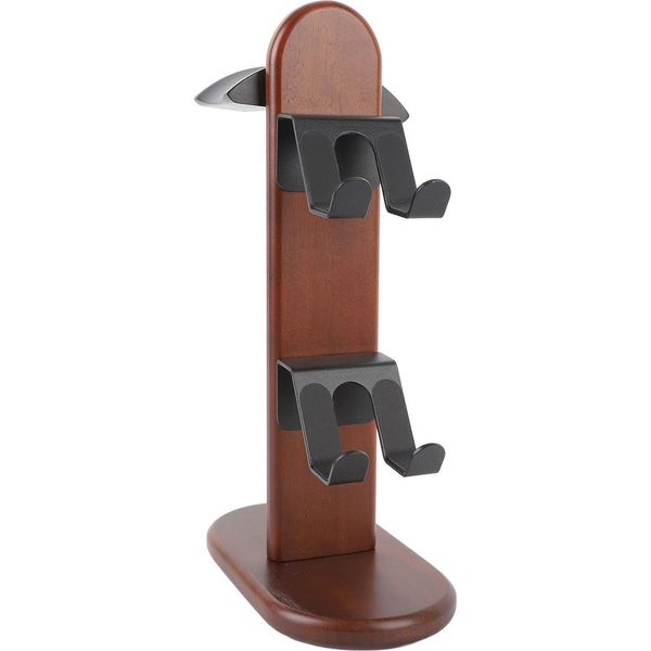 Supporto Per Cuffie, Legno + Gancio Per Controller Di Gioco In Lega Di Alluminio Per Cuffie Del Pc Del Telefono, Accessorio E Decorazione Della Sala Giochi-image