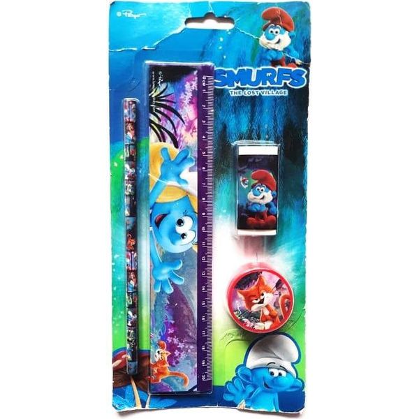 Set Di Cancelleria Van Der Doelen Lannoo Piccoli Puffi-image