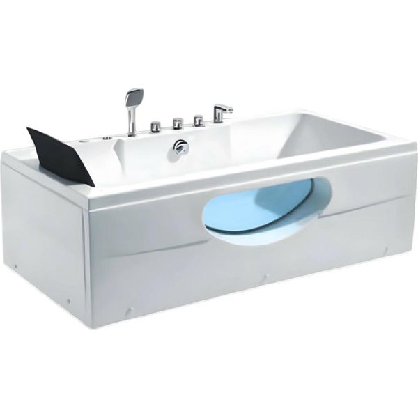 Bagno Bagno Vasca Idromassaggio Vasca Benessere Vasca Con Bolle 170X85 Cm-image