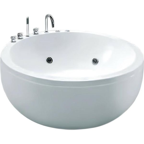 Vasca Idromassaggio Di Design Vasca Salvaspazio In Acrilico Vasca Comfort Vasca 155X155 Cm-image