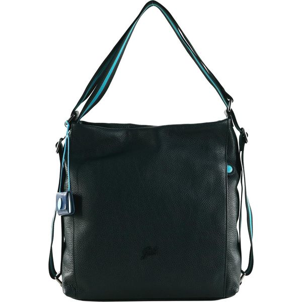 Gabs Pelle Borsa A Tracolla Zaino Aissa Tg Bull Black Shoulder Bag Abete Verde Scuro-image