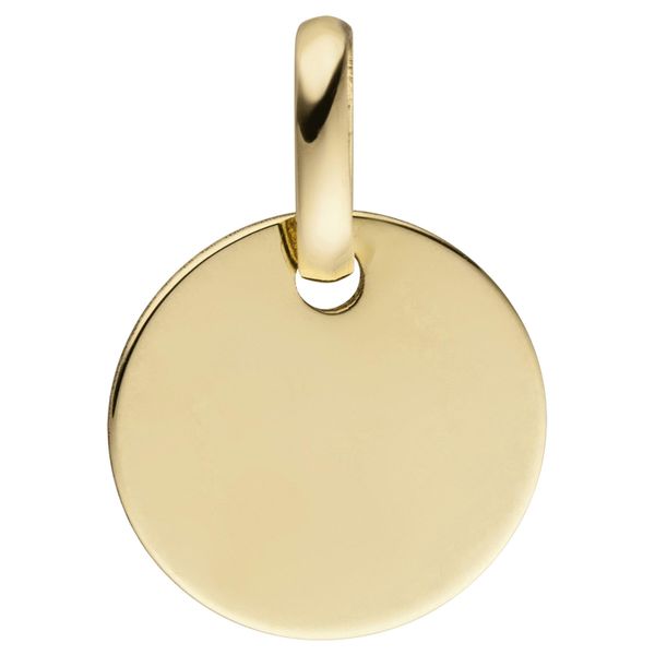 KettenanhäNger Jobo "AnhäNger Rund", Gold (Gelbgold 333), SchmuckanhäNger, Damen, Gelbgold 333, KettenanhäNger, 333 Gold-image