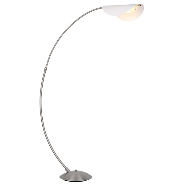 Globo Lighting Led Stehlampe "Robles", Nickel Matt, 2 Stk., Leuchten, Stehleuchte/Wohnzimmer/Schlafzimmer/Flur, Led Stehlampe-image