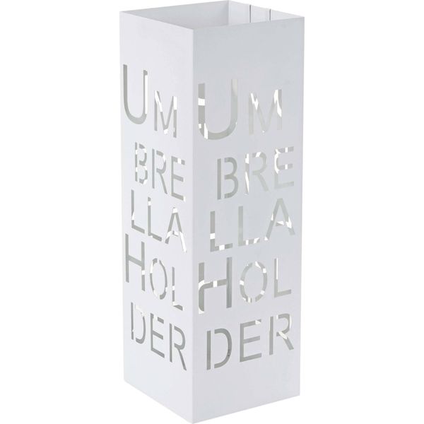 Portaombrelli HWC-C78, Portaombrelli Portaombrelli, Quadrato 55Cm ~ Font, Bianco-image