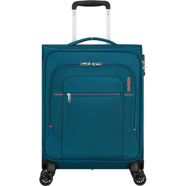 American Tourister Carrello Crosstrack Spinner 55 / 20 Tsa Trolley Navy / Orange Petrolio-image